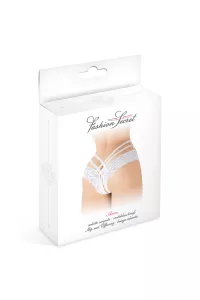 Tanga ouvert Anne - blanc