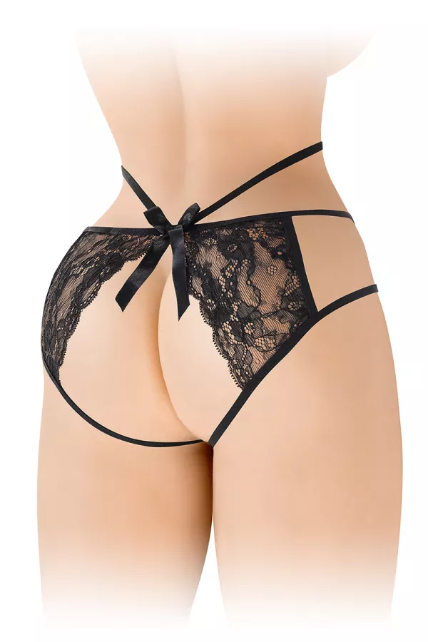 Culotte ouverte  Nadia - noir