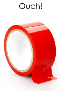 Bondage tape 20 m - red