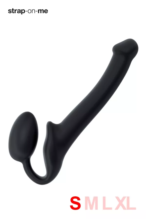 Schwarzer Umschnalldildo S