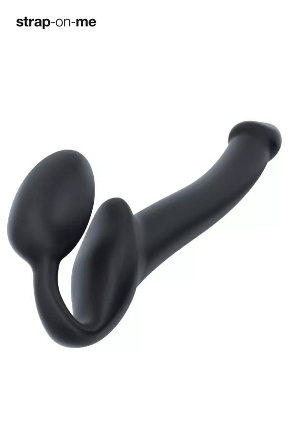 Schwarzer Umschnalldildo S