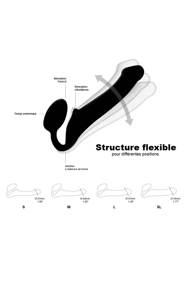 Dildobelt strap black S