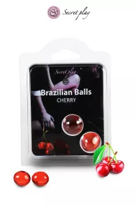 2 Brazilian Balls - cherry