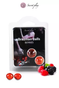 2 Brazilian Balls - red berries