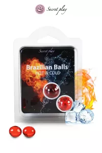 2 Brazillian balls warm & cold effect