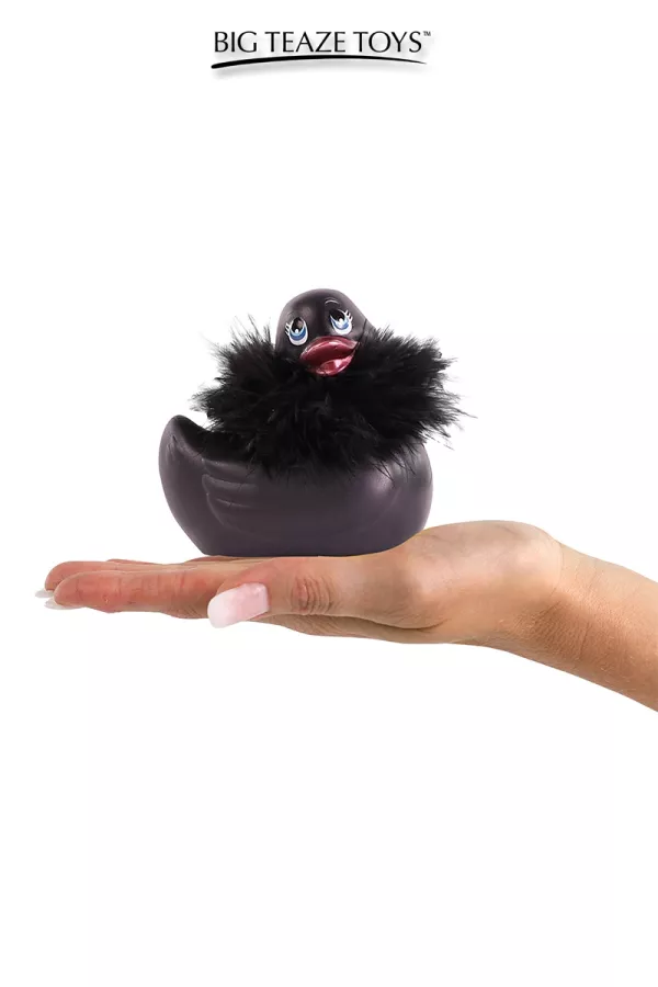 Duckie Paris Mini-Vibrationsente – Schwarz