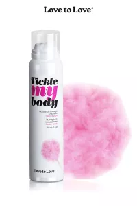 Crepitable massage foam - candyfloss