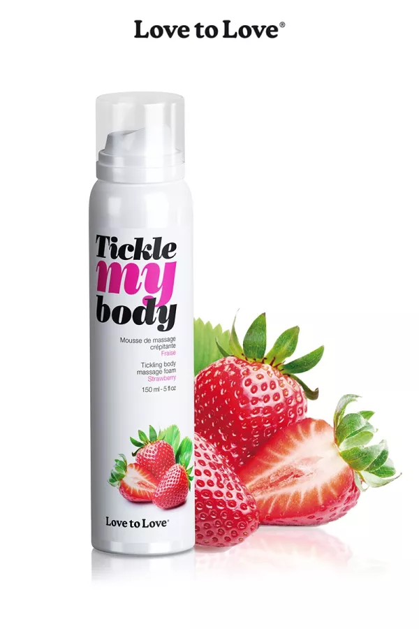 Creamy massage foam - strawberry