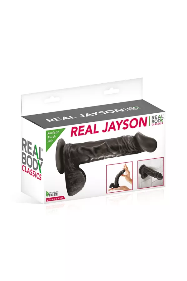 Realistic dildo 21 cm - Real Jayson Black