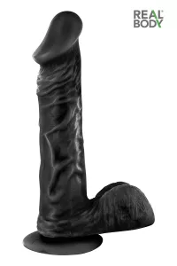 Gode réaliste 23 cm - Real Bruce Noir