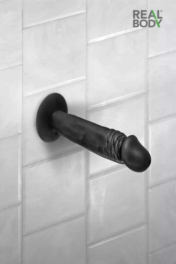 Realistic Dildo16 cm black - Real Zack