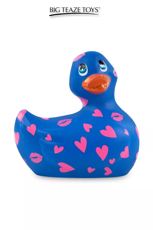 Mini canard vibrant Romance bleu et rose