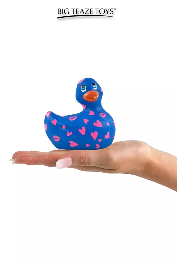 Mini canard vibrant Romance bleu et rose