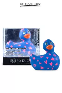 Mini vibrating duck Romance blue and pink