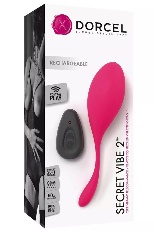 Remote-controlled vibrating egg Secret Vibe 2