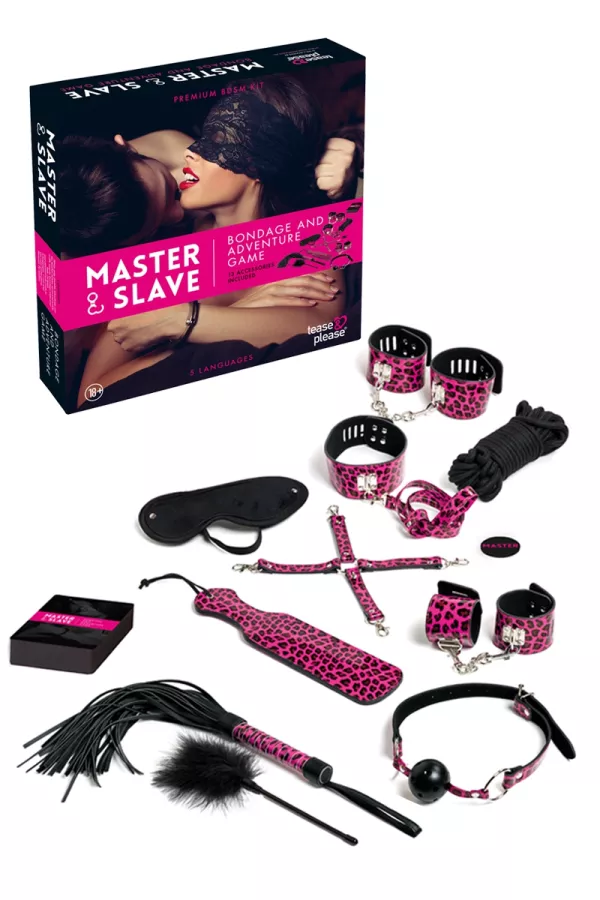 Master & Slave-Bondage-Spiel – Pink