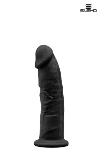 Gode double densité noir 15 cm - Modèle 2