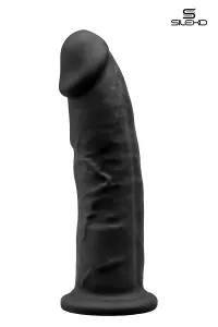 Dildo a doppia densità nero 23 cm - Modello 2