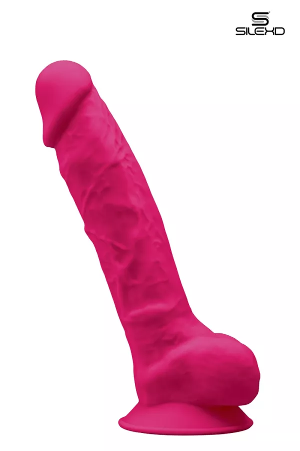 Pink double density dildo 23 cm - Model 1