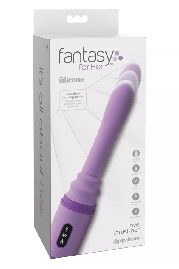 Remote-controlled two-way vibrator Love Thrust-Her