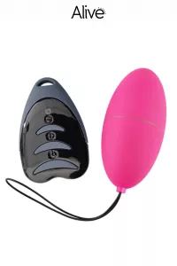 Remote controlled vibrating egg Magic egg 3 - pink