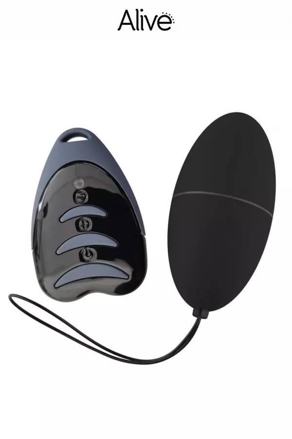 Remote controlled vibrating egg Magic egg 3 - black