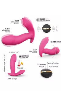 Ferngesteuerter Stimulator Secret Clit