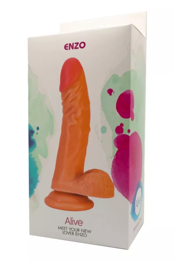 Realistic suction cup dildo Enzo