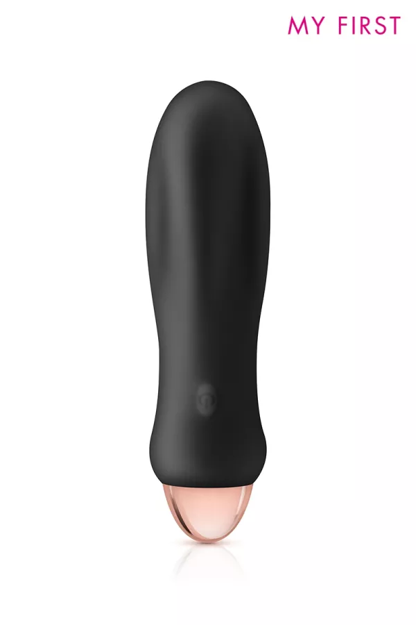 Rechargeable vibrator Rocket black