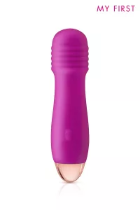 Refillable vibrator Joystick pink