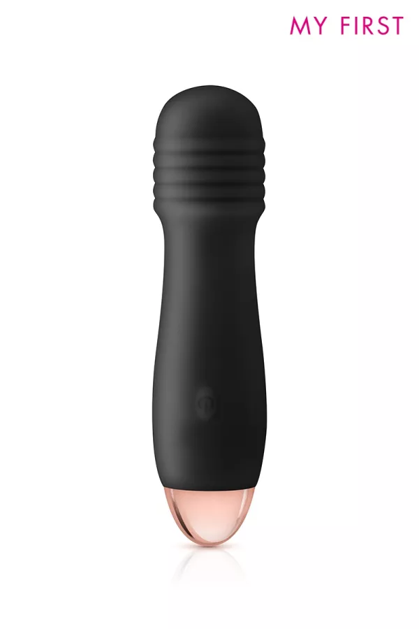 Rechargeable vibrator Joystick black