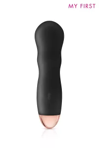 Rechargeable vibrator Twig black