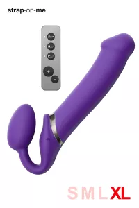 Strap-on-me vibrante viola XL