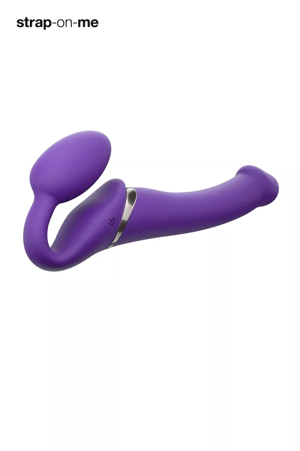 Strap-on-me vibrante viola M