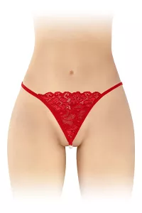 String con perline Venusina - rosso