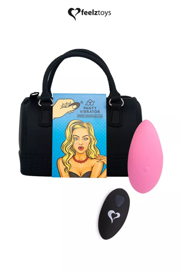 Stimulateur télécommandé Panty Vibe rose - FeelzToys