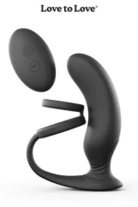 Prostate stimulator + cockring Double game