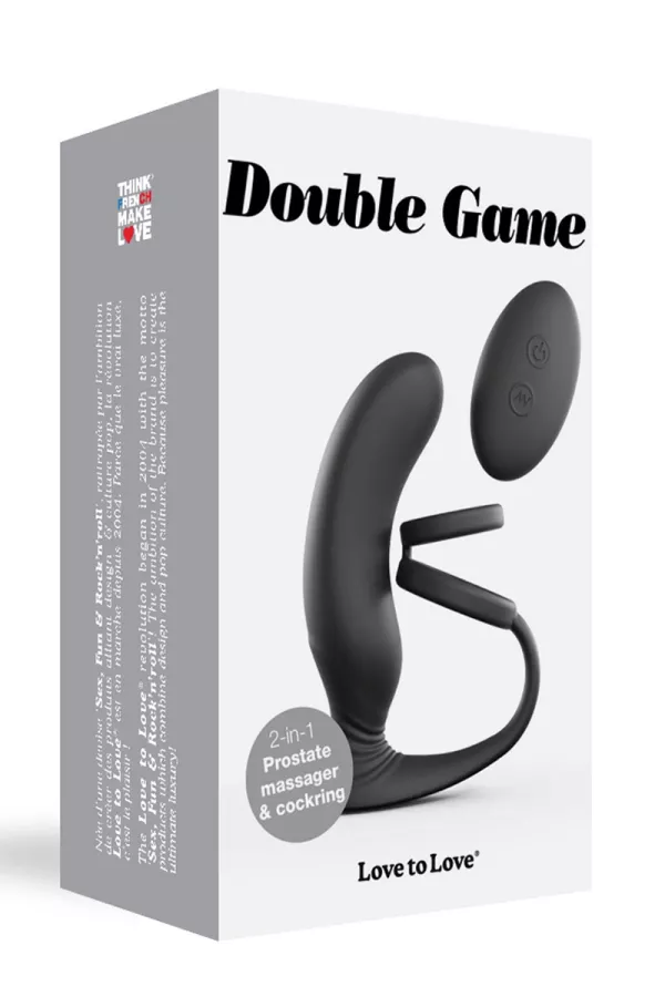 Prostate stimolatore + cockring Double game