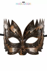 Maske - halbsteif kupferfarben „Don Giovanni“ - Maskarade - Sexshop Tentations