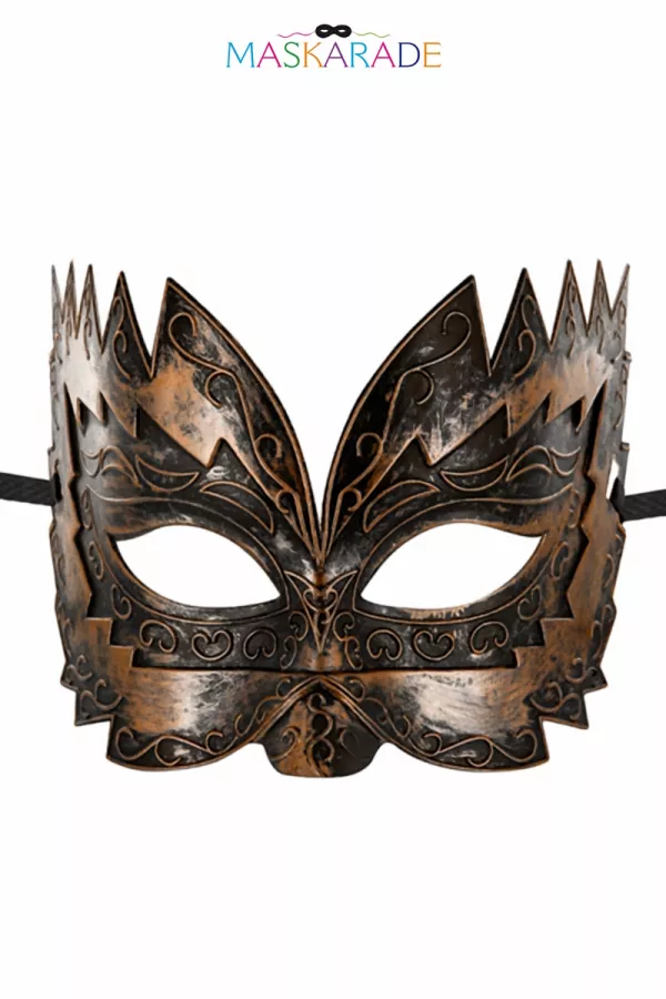 Mask - ‘Don Giovanni’ coppery semi-rigid - Maskarade - Sexshop Tentations