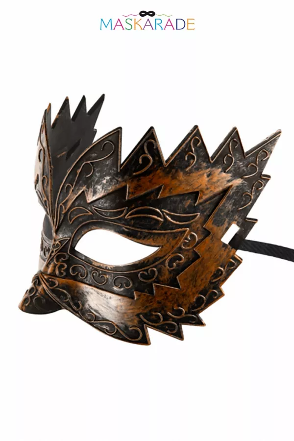 Mask - ‘Don Giovanni’ coppery semi-rigid - Maskarade - Sexshop Tentations