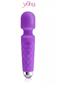 Vibro Love Wand ricaricabile viola