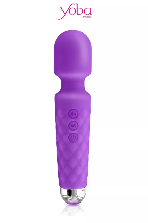 Vibro Love Wand rechargeable violet - Yoba