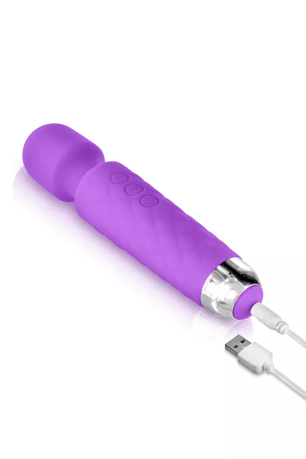 Vibro Love Wand wiederaufladbar violett