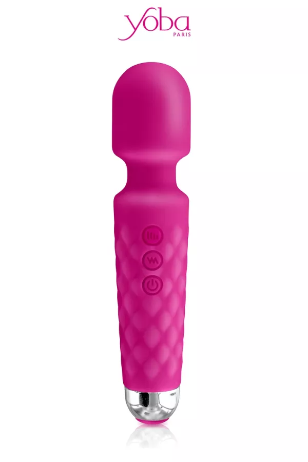 Rosa ricaricabile Vibro Love Wand