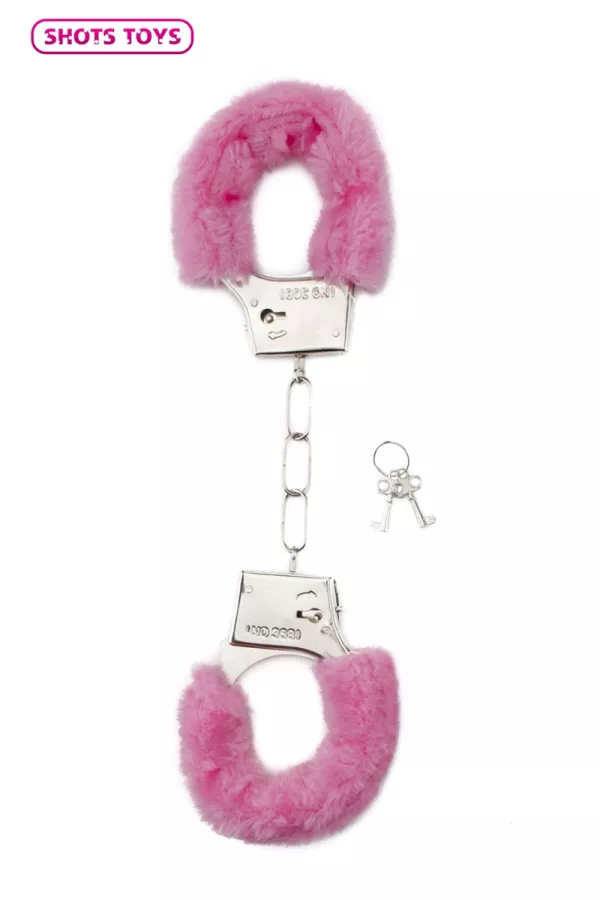 Fur cuffs - pink