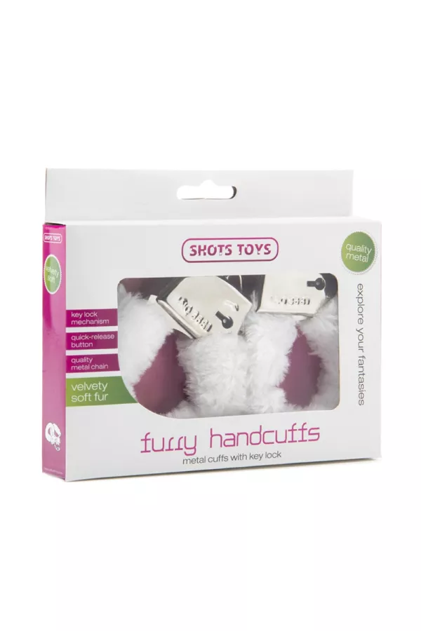 Fur cuffs - white