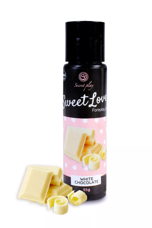 Lubrificante di cioccolato bianco commestibile - 60ml