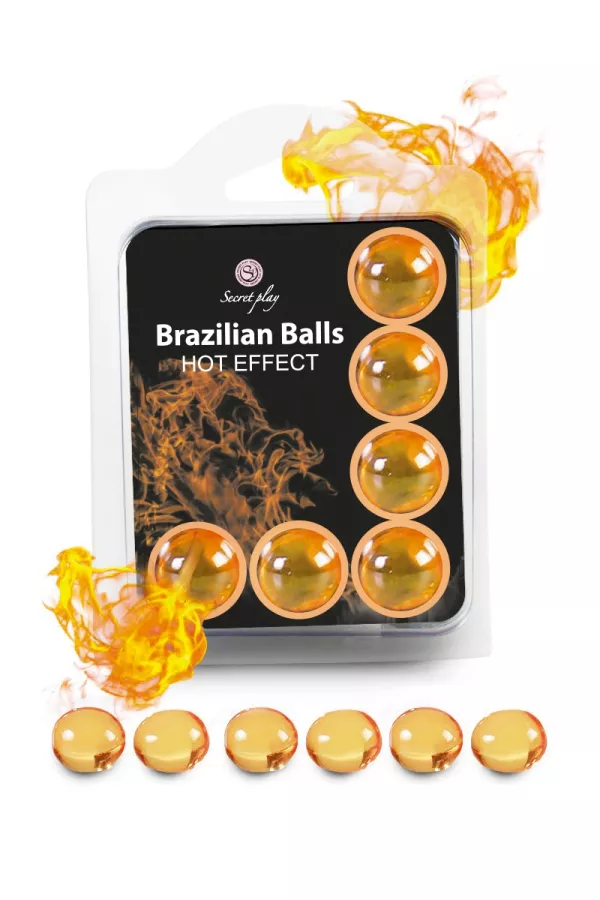 6 Brazilian Balls - heat effect