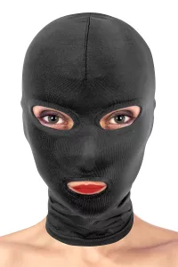 BDSM bonnet with 3 openings